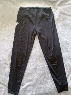 G-III NFL Philadelphia Eagles Women's Black Pocket Leggings Size L